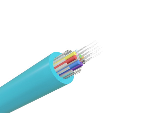 Câble optique Mini Break Out Renforcé LSOH, 12 fibres, OM3 50/125