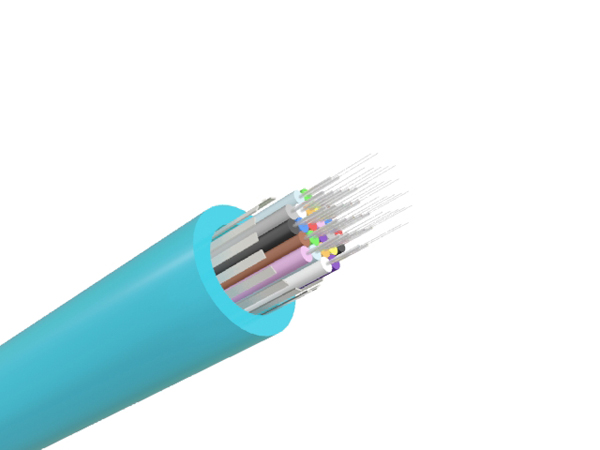Câble optique Mini Break Out Renforcé LSOH, 24 fibres, OM3 50/125