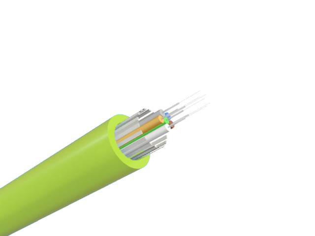 Câble optique Mini Break Out Renforcé LSOH, 6 fibres, OM5 50/125