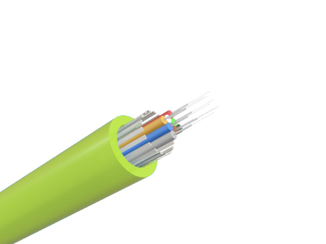 Câble optique Mini Break Out Renforcé LSOH, 8 fibres, OM5 50/125