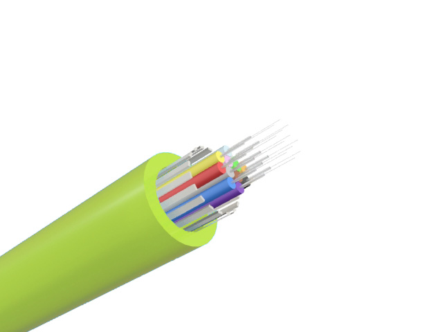 Câble optique Mini Break Out Renforcé LSOH, 12 fibres, OM5 50/125