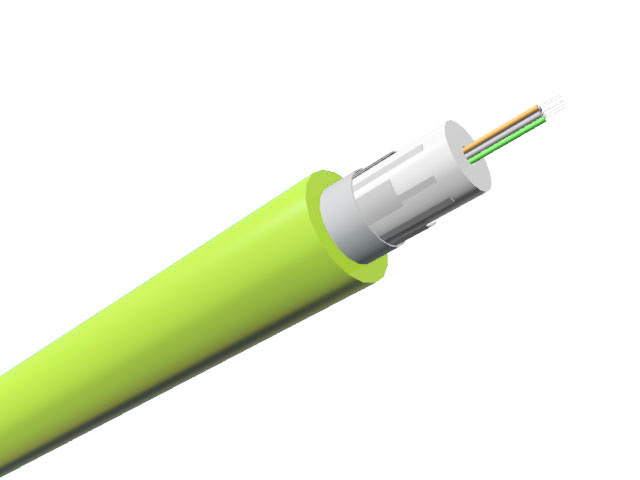 Câble optique Central Loose Tube Renforcé LSOH, 6 fibres, OM5 50/125