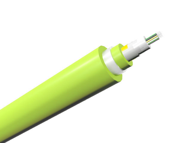 Câble optique Central Loose Tube Renforcé Armé Acier LSOH, 24 fibres, OM5 50/125