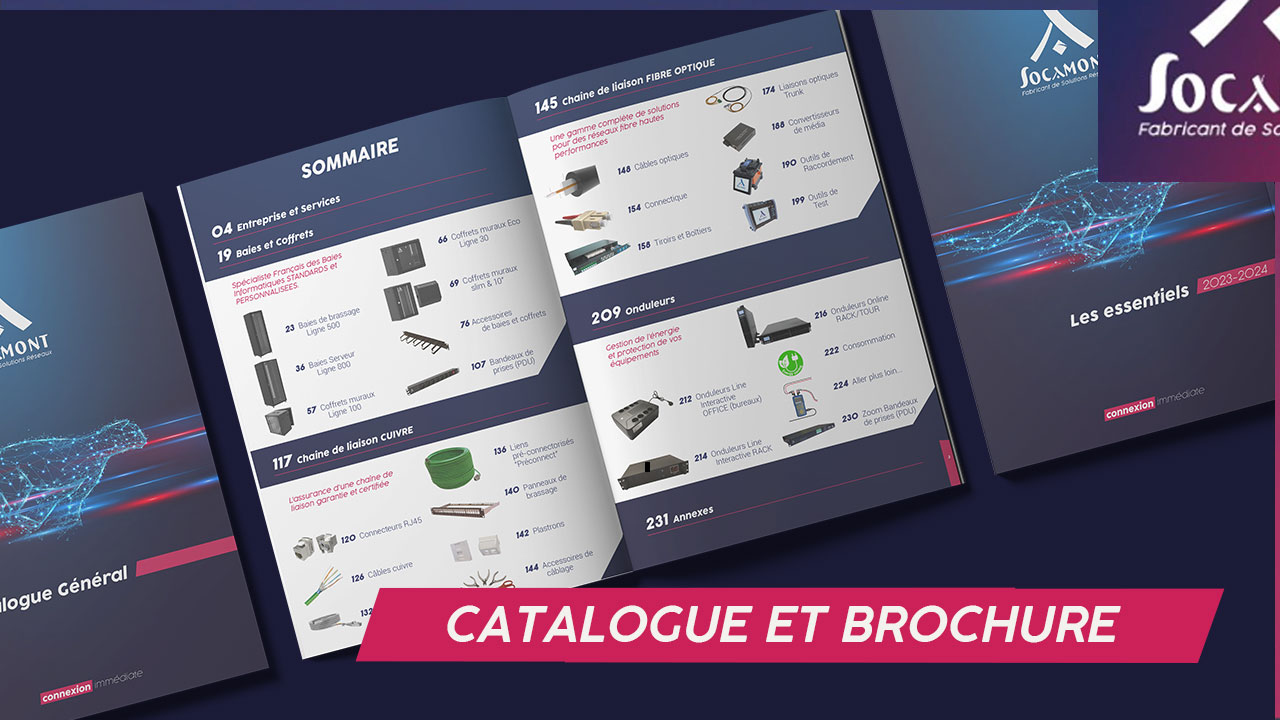 Image redirigeant vers la page Nos catalogues et Brochures