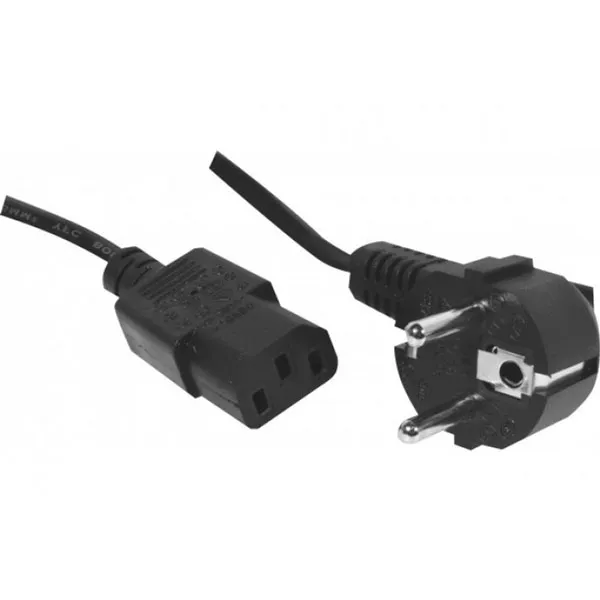 Cordon alimentation PC CEE7 / C13 LG 0.6m noir