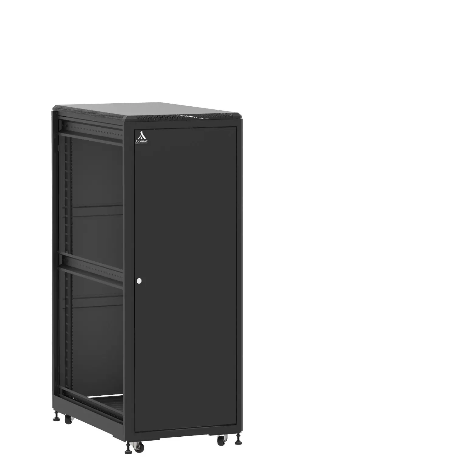 Baie en kit Ligne 500 31U 600x1000mm, porte avant : Simple Pleine, porte arrière : Simple Pleine, sans panneaux latéraux