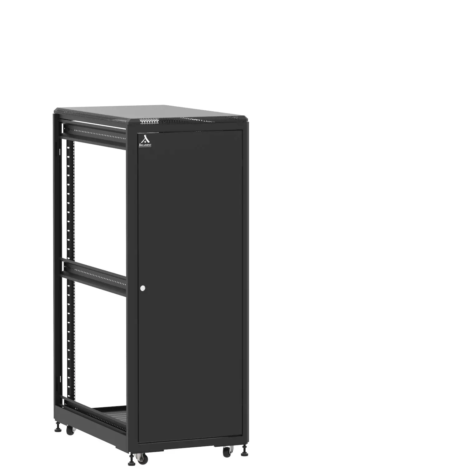 Baie en kit Ligne 500 31U 600x1000mm, porte avant : Simple Pleine, porte arrière : Sans Porte, sans panneaux latéraux