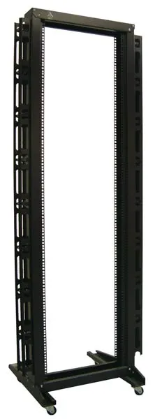 Rack simple avec jarretièrage latéral Socamont®, 42U, dimensions LxHxP (mm) : 750x600x2070
