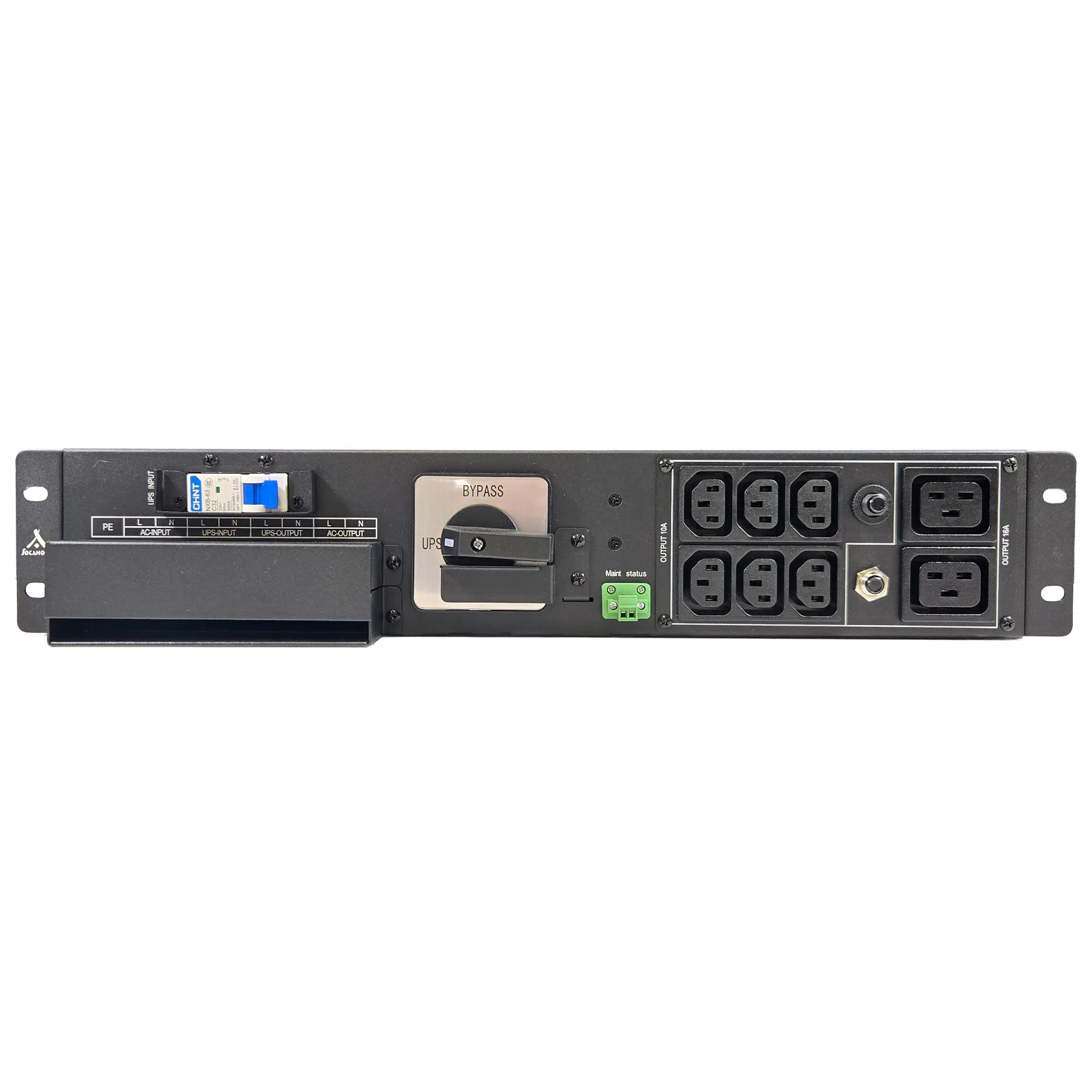 PDU BY-PASS 19'' RACKABLE 32A POUR ONDULEUR JUSQU'A 6KVA