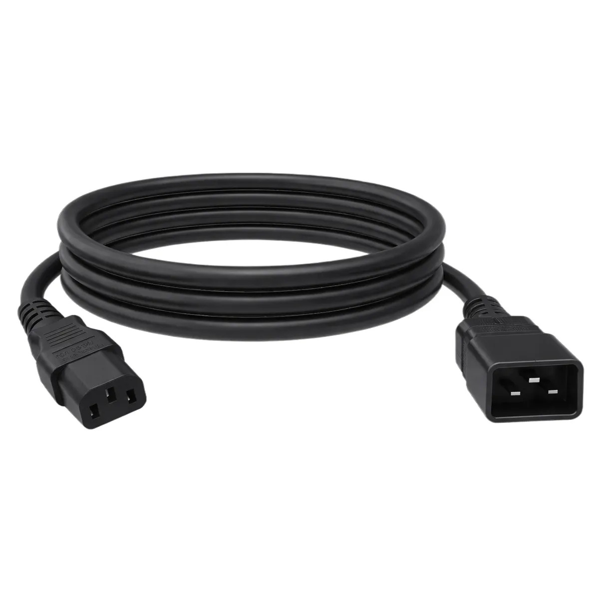 CORDON ALIMENTATION FEMELLE C13 MALE C20 3G1MM2 LONGUEUR 1.5M