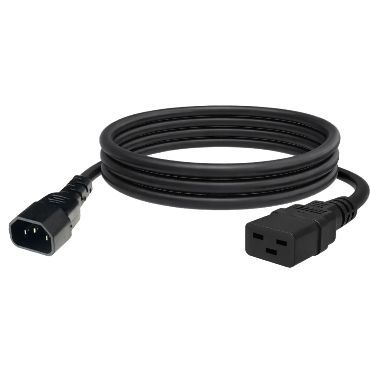 CORDON ALIMENTATION FEMELLE C19 MALE C14 3G1.5MM2 LONGUEUR 1.5M