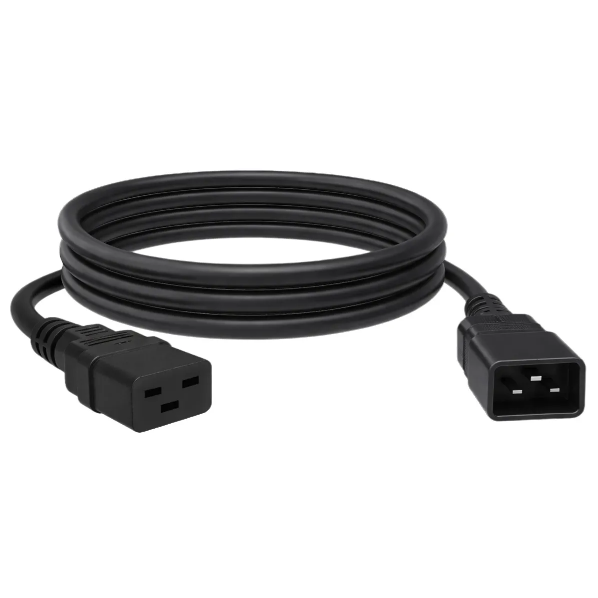 CORDON ALIMENTATION FEMELLE C19 MALE C20 3G1.5MM2 LONGUEUR 1.5M