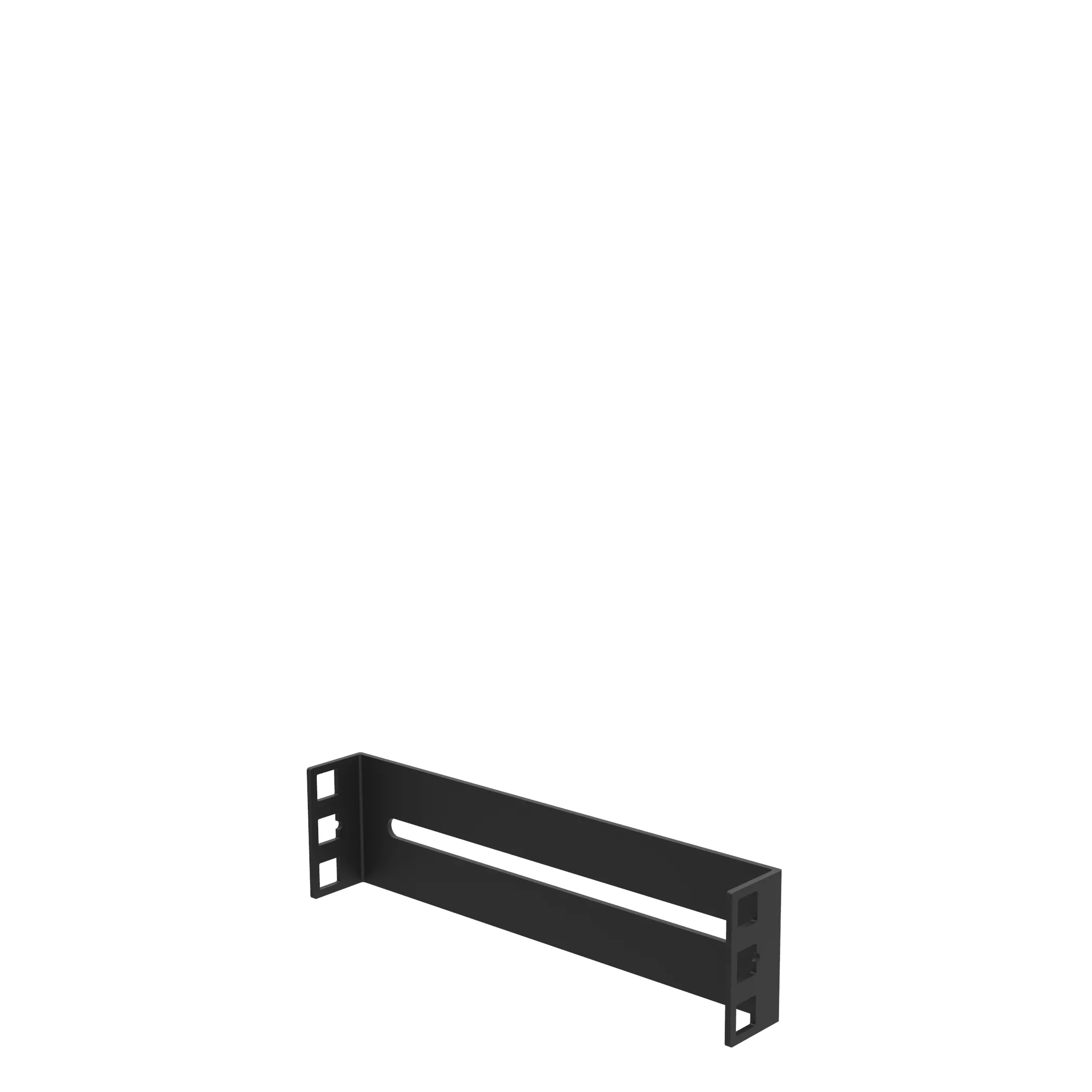 Lot de deux equerres de rackage 1u