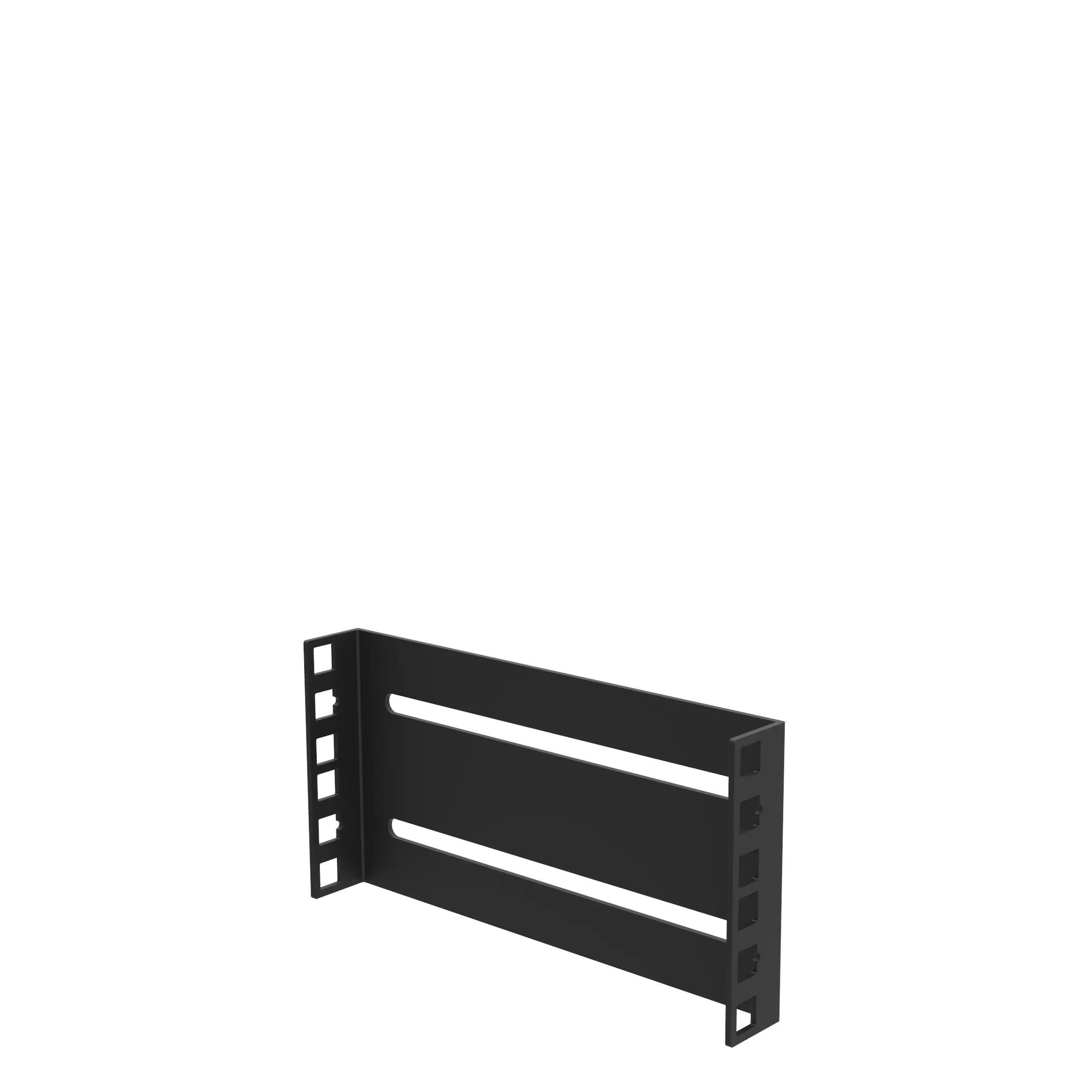 Lot de deux equerres de rackage 2u