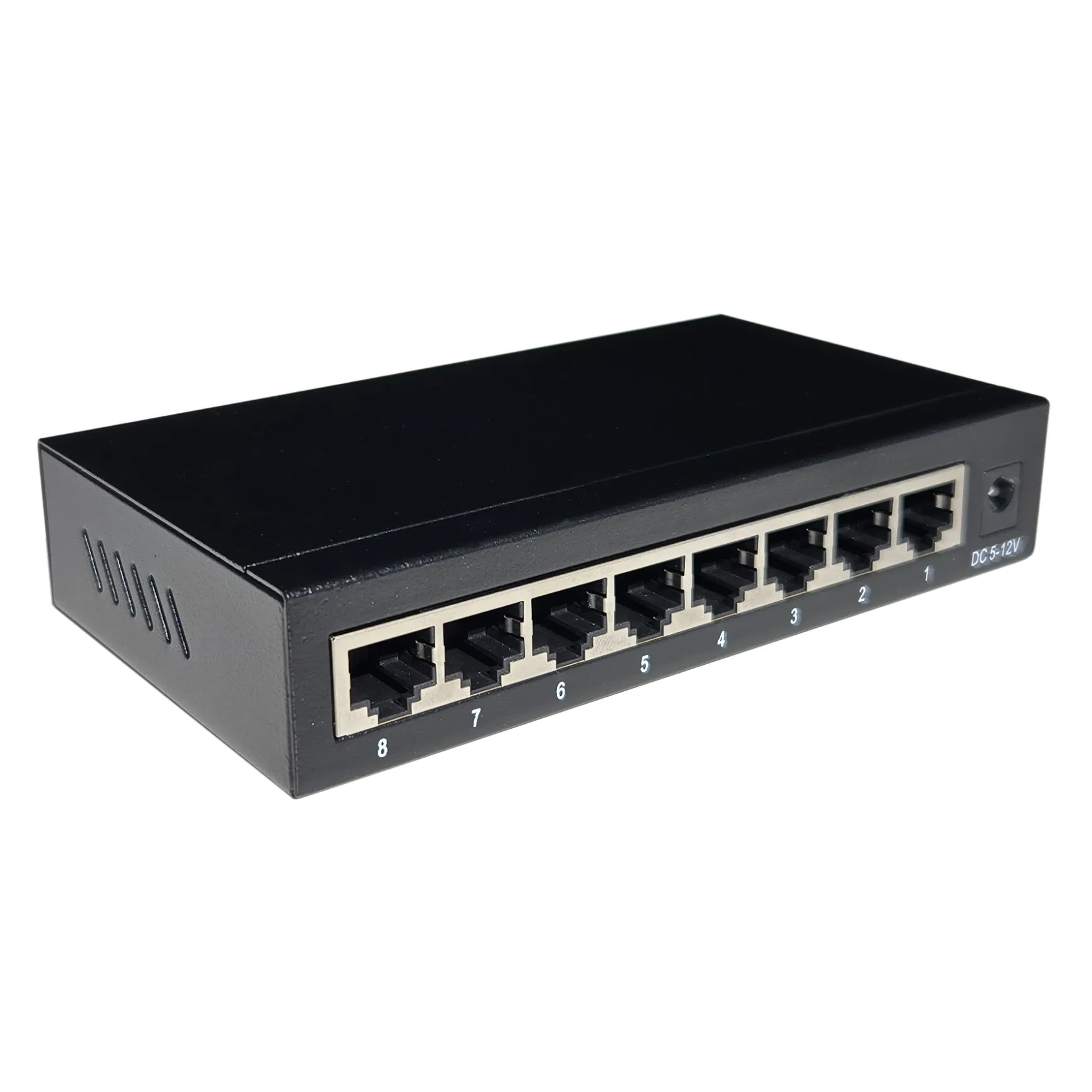 SWITCH GIGABITS 8 PORTS 10/100/1000 BOITIER METALLIQUE