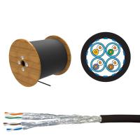 CABLE CAT7 SFTP PEHD 1X4P 100 OHMS AWG23 TOURET 500M