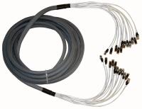 Frette 8 brins RJ45 mâle/RJ45 mâle : cat. 5e UTP : 2 paires