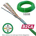 Câble CAT6 FUTP LSZH B2ca 1x4P Couronne 100m