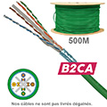 Câble CAT6 FUTP LSZH B2ca 1x4P Touret 500m (Prix au M)