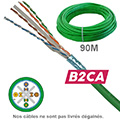 Câble CAT6 FUTP LSZH B2ca 1x4P Couronne 90m