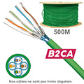 Câble CAT6A FFTP LSZH B2ca 1x4P Touret 500m (Prix au M)