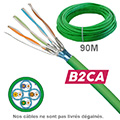 Câble CAT6A FFTP LSZH B2ca 1x4P Couronne 90m