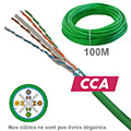 Câble CAT6 FUTP LSZH Cca 1x4P Couronne 100m
