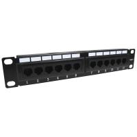 Panneau de brassage CAT6 FTP 10'' 12 ports